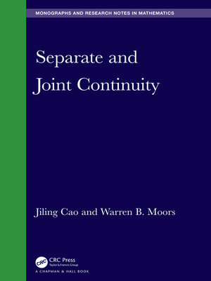 cover image of Separate and Joint Continuity